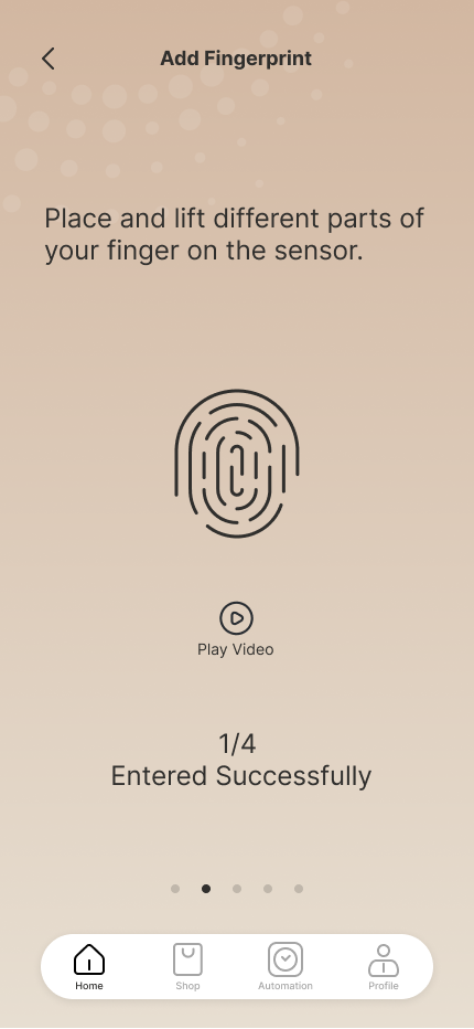 Add Fingerprint