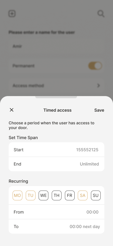 Limit to Specific Time - First Time
