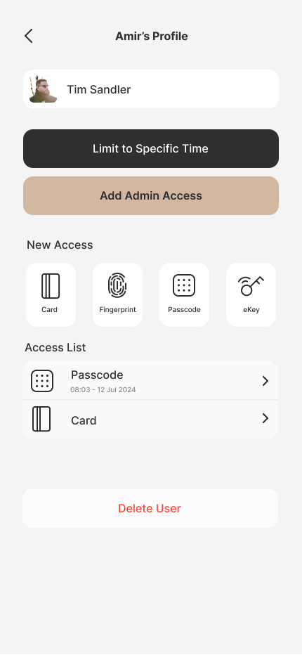 User Profile