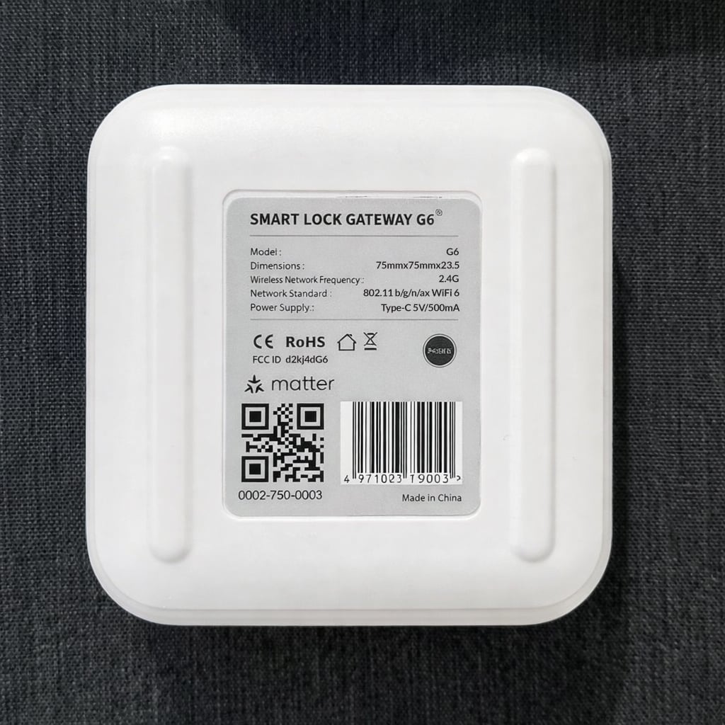Close-up-of-SMART-LOCK-GATEWAY-G6®-label